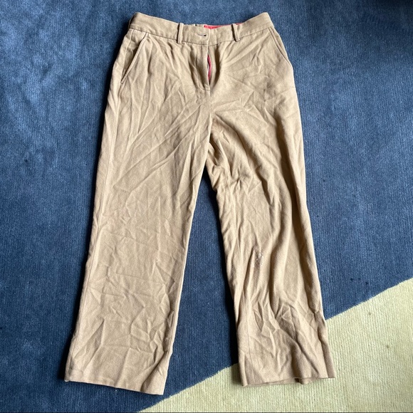 Rag & Bone Camel Libby Wool Flared Pants - Picture 3 of 4